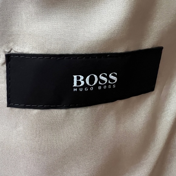 Hugo Boss Suit - Scorsese Movie - warm grey/brown with stripes - 38 R - Picture 5 of 11